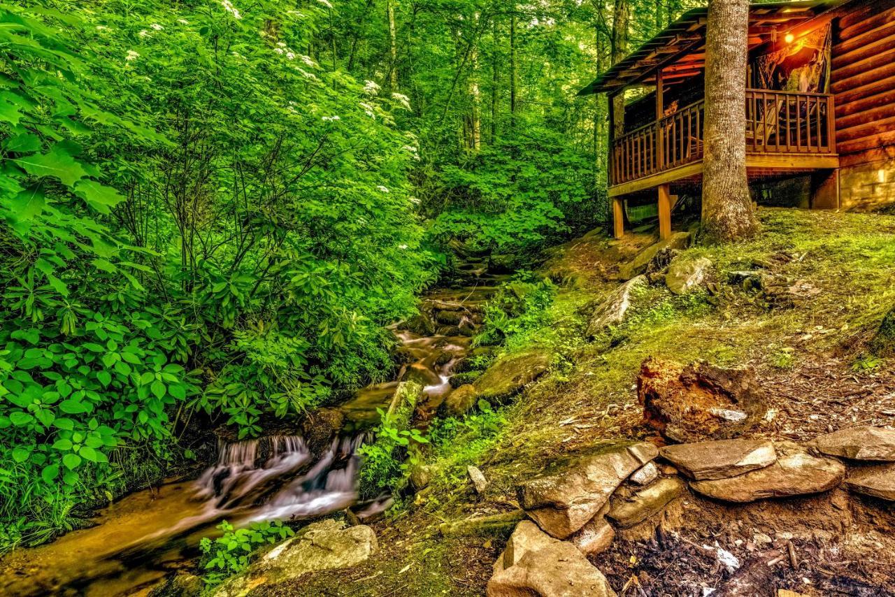 Panther Creek Cabins Cherokee Eksteriør bilde