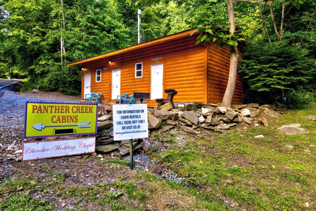Panther Creek Cabins Cherokee Eksteriør bilde